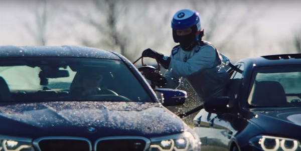 不停車加油連甩8小時　BMW M5創下甩尾時數最長新紀錄（圖／翻攝自BMW）