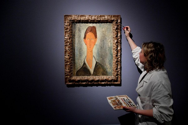 ▲▼義大利藝術家莫迪里亞尼（Amedeo Modigliani）的作品展覽中，被踢爆有大量假貨。（圖／達志影像／美聯社）