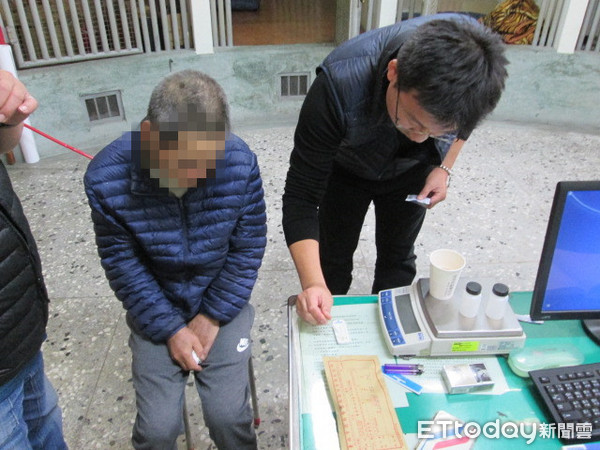 ▲台南市白河分局警方破獲毒品案，查獲林姓藥頭等人。（圖／記者林悅翻攝）