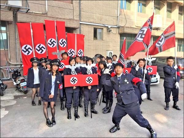 新竹市私立光復高中校慶學生校慶事件已讓總統府向國際致歉。（翻攝畫面）
