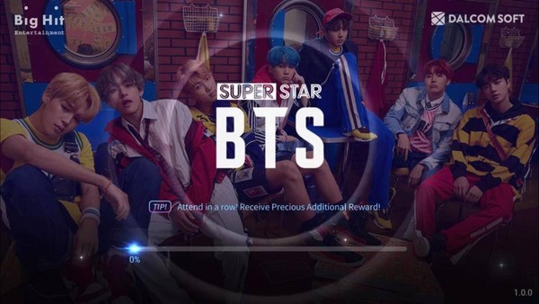▲防彈少年團推出官方授權手機遊戲《SuperStar BTS》。（圖／翻攝自推特）