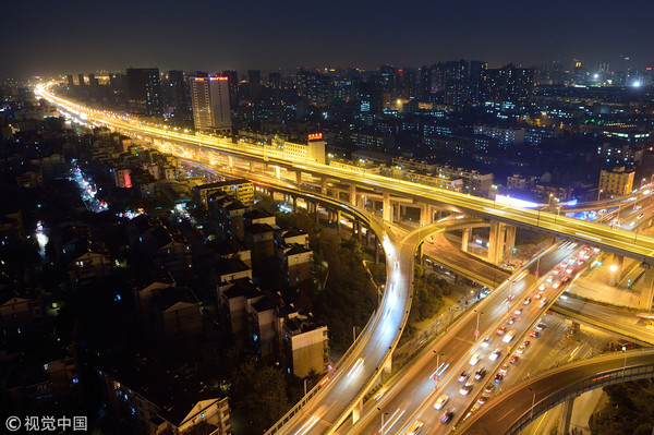 ▲▼杭州打造太陽能高速公路，此圖為杭州德勝快速路             。（圖／CFP）