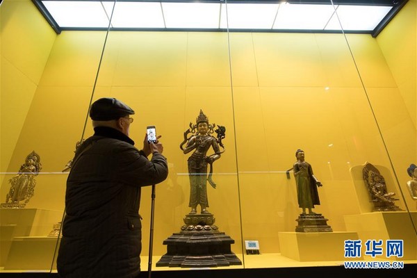 ▲▼浙江省博物館展出117件西藏文物。（圖／翻攝自新華網）