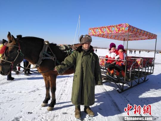 ▲▼瀋陽打造夢幻雪鄉女孩歡樂乘馬車         。（圖／翻攝自中新網）