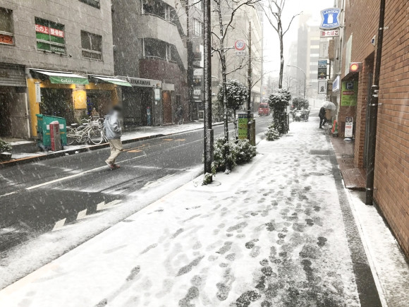 ▲▼東京下雪。（圖／翻攝自RocketNews24）