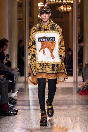 ▲打破規則與藩籬Versace 2018 秋冬男裝系列（圖／ZINE提供）