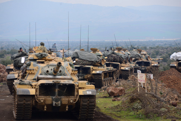 ▲▼土耳其地面部隊開入敘利亞，圍剿庫德族。（圖／路透社）