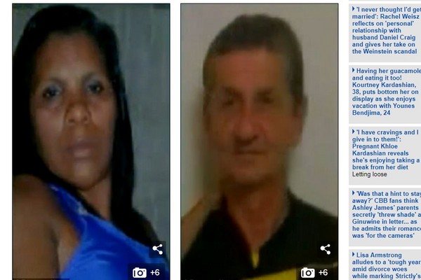 ▲▼巴西夫妻被殘忍殺害分屍。（圖／翻攝自Daily Mail）