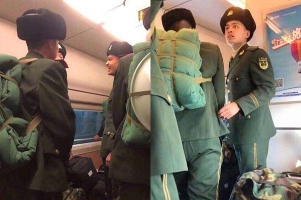 ▲▼陸軍校生坐高鐵　被乘客逼讓座。（圖／翻攝自搜狐）