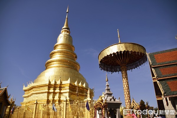 ▲Wat Phra That Hariphunchai,泰國旅遊,清邁旅遊,南奔府,寺廟。（圖／記者陳涵茵攝）