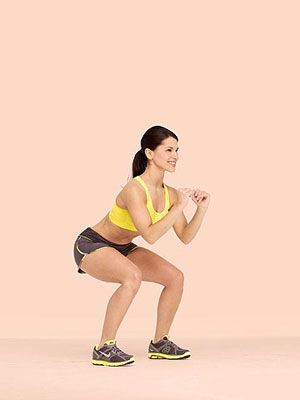 ▲做深蹲正確的姿勢很重要，不然很可能會引發運動傷害。（圖／翻攝自pinterest）