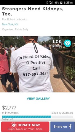 ▲▼他穿「需要一顆腎」T恤逛迪士尼。（圖／翻攝自Richie Sully臉書）