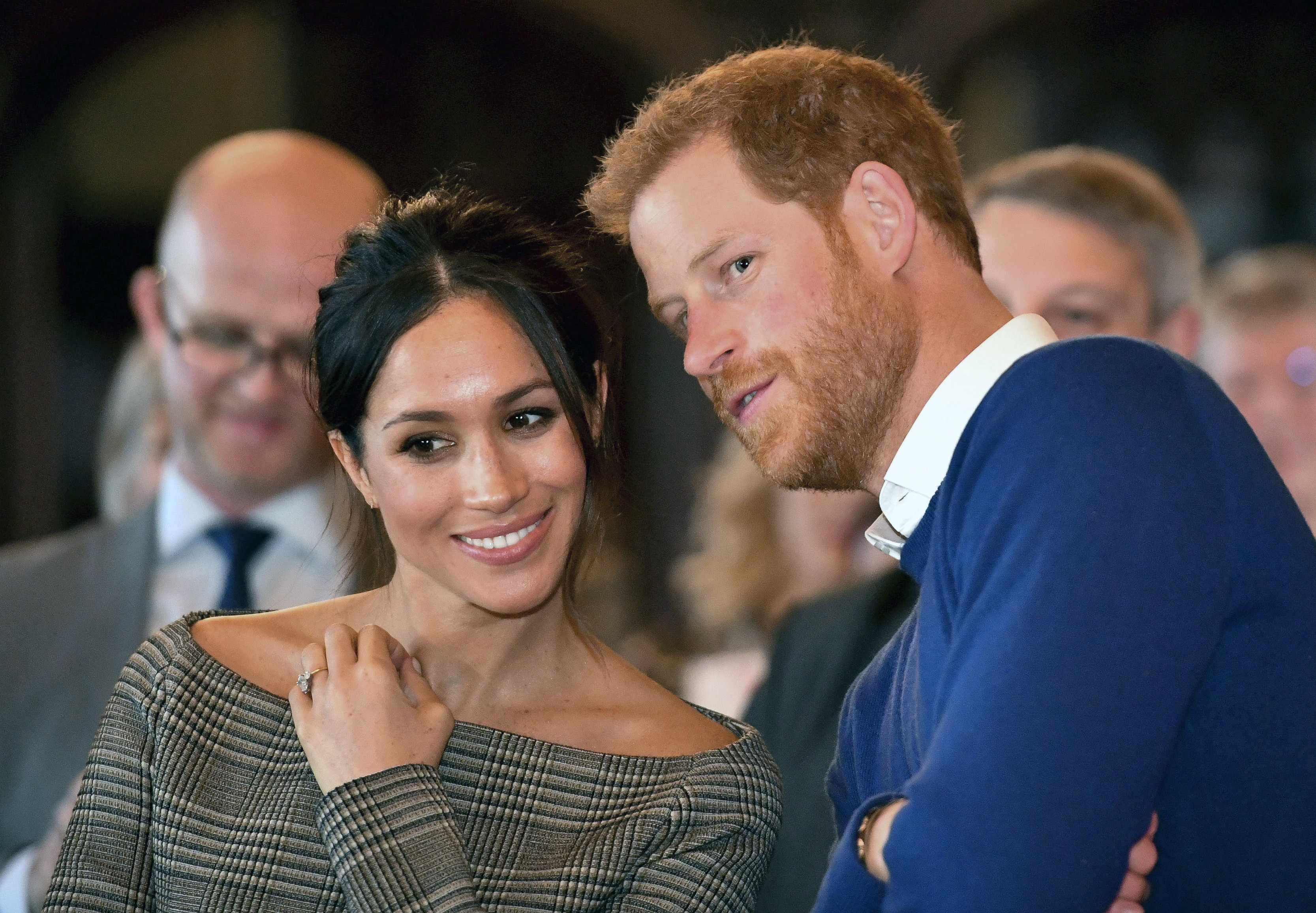 ▲▼英國皇室的哈利王子與未婚妻梅根（Meghan Markle）。（圖／達志影像／美聯社）