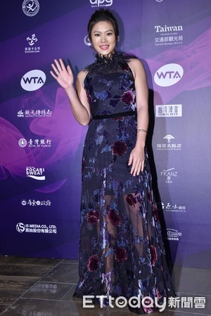 ▲▼WTA台灣公開賽選手之夜。莊佳容（圖／記者李毓康攝）