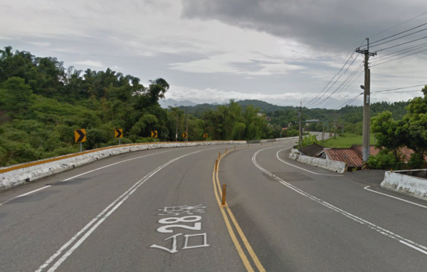 旗山台28線1男自焚。（圖／翻攝自Google Map）