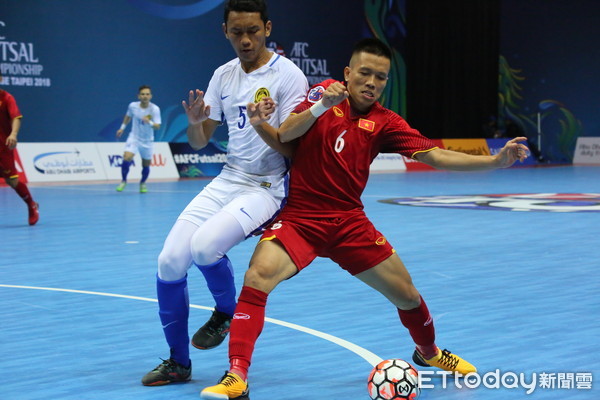 ▲亞洲五人制足球，越南隊對戰馬來西亞隊。（圖／記者張克銘攝）