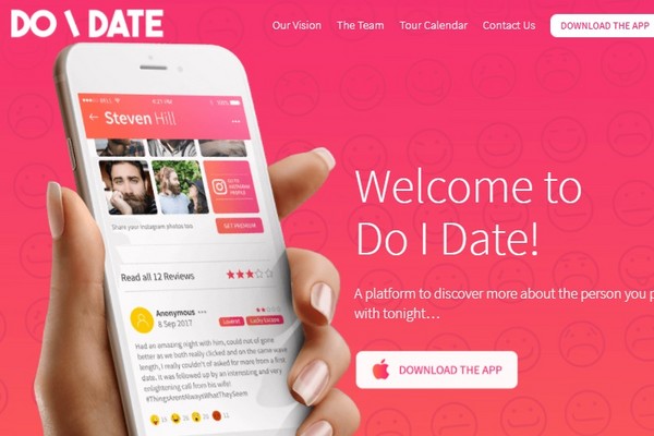 ▲▼新款App「Do I Date」不但可以配對，還能幫約會對象評分。（圖／翻攝自Do I Date網站）