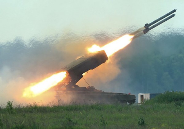 ▲▼TOS-1火箭炮。（圖／翻攝自俄羅斯國防部）