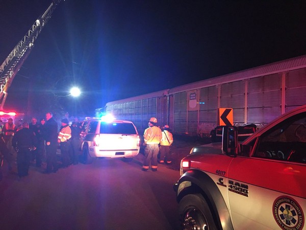 ▲▼快訊／美國南卡州驚傳「火車相撞」　至少2死50多傷。（圖／翻攝Twitter／Lexington Sheriff）