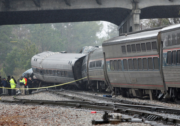 ▲▼ 美國南卡州美鐵火車撞貨運列車，2死116傷。（圖／記者詹雅婷攝）