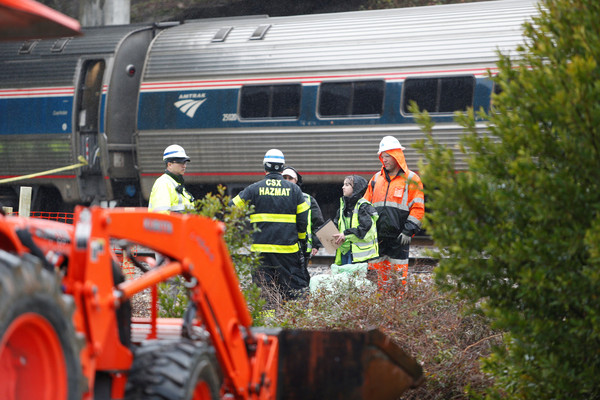 ▲▼ 美國南卡州美鐵火車撞貨運列車，2死116傷。（圖／路透）