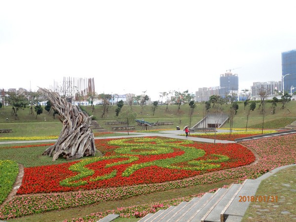 ▲桃源公園花海。（圖／桃園市政府提供）