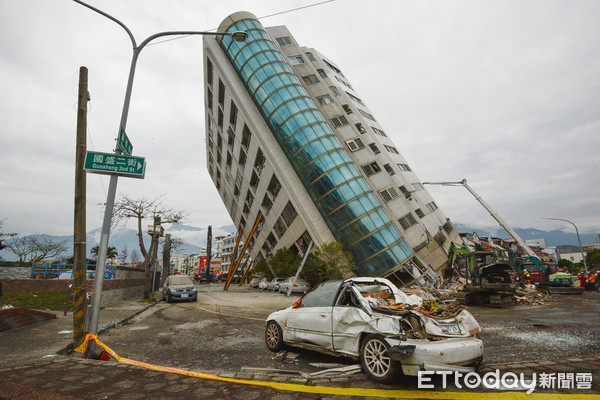 ▲▼206花蓮地震。國盛二街倒塌的民宅。（圖／記者張一中攝）