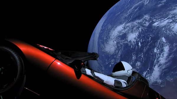 敞篷跑車Roadster突破大氣層　特斯拉超狂執行長打造太空夢（圖／翻攝自Space X）
