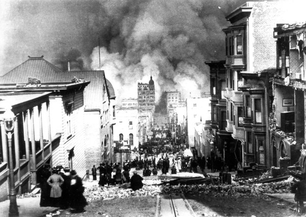 ▲▼1906年舊金山大地震。（圖／達志影像／美聯社）