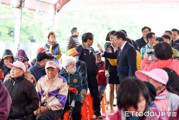 ▲桃園市龜山區「舊路溪排水改善工程」、舉行開工動土典禮。（圖／桃園市政府提供）