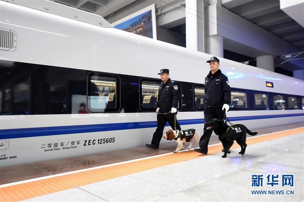 ▲▼重慶鐵路公安處警犬             。（圖／翻攝自新華網）