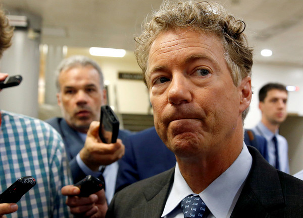 ▲▼共和黨肯塔基州參議員保羅(Rand Paul)反通過預算。（圖／路透社）