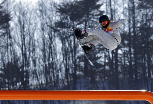 ▲▼美國障礙雪板選手傑拉德為美國奪下冬奧首金。（圖／路透社）