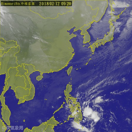 ▲▼寒流影響漸轉乾冷，小年夜、除夕各地大多為晴到多雲的天氣。（圖／翻攝自氣象局）