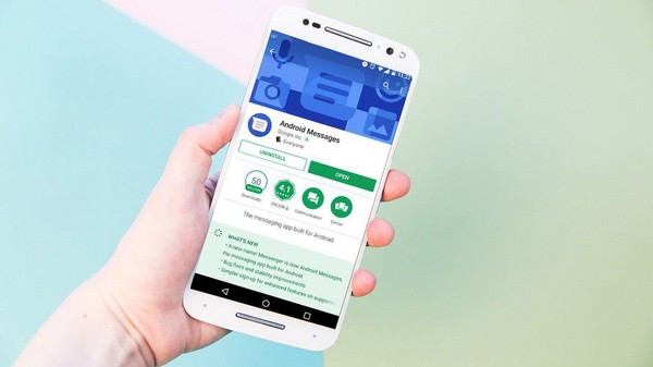 ▲Android Messages 更新電子支付、網頁版支援。（圖／翻攝 mashable）
