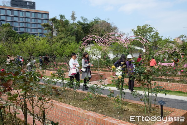 ▲士林官邸玫瑰花園。（圖／記者于佳云攝）