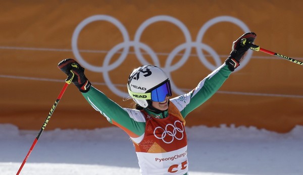 ▲▼    愛爾蘭隊史第六位參加冬奧的女性選手Tess Arbez         。（圖／路透社）