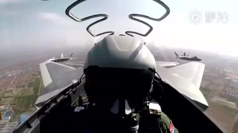 ▲殲-20、蘇-35實戰訓練影像曝光：天上由我說了算！。（圖／翻攝空軍發布）