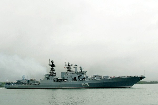 ▲▼俄羅斯太平洋艦隊反潛艦「薩波什尼科夫元帥號」號（Marshal Shaposhnikov）。（圖／翻攝自維基百科）