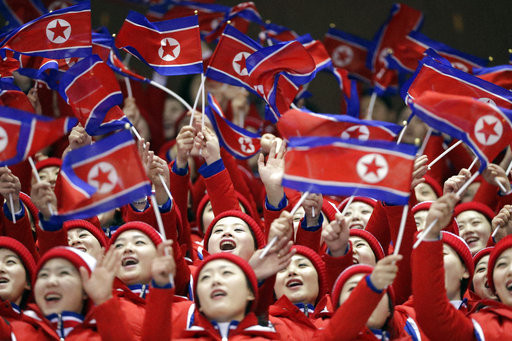 ▲北韓「美人軍」啦啦隊。（圖／達志影像／美聯社）