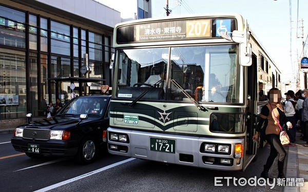 ▲▼京都市公車,京都公車,京都巴士,京都市巴士。（圖／記者蔡玟君攝）