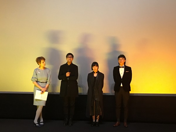 ▲▼饒星星、導演黃榮昇、配樂盧律銘《小美》柏林影展首映。（圖／鏡象提供）