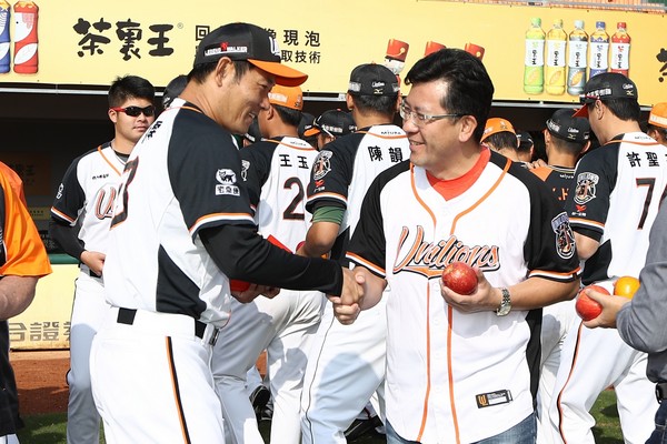 ▲統一獅新春團拜。（圖／統一獅提供）