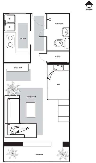 ▲北京8坪舒適小公寓。（圖／翻攝apartment therapy）