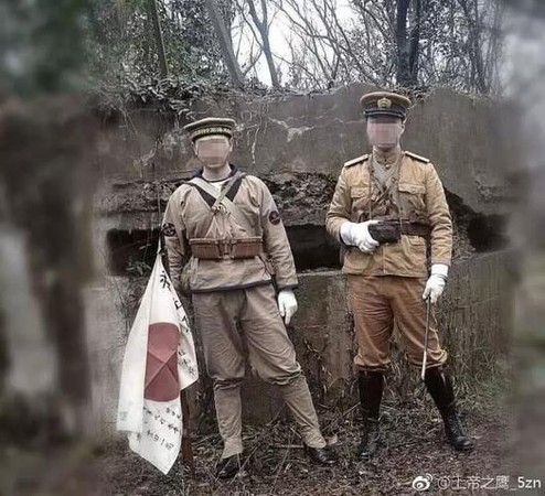 ▲扮日軍上南京紫金山　空軍戰神「高志航」的英烈碑就在旁。（圖／翻攝微博）