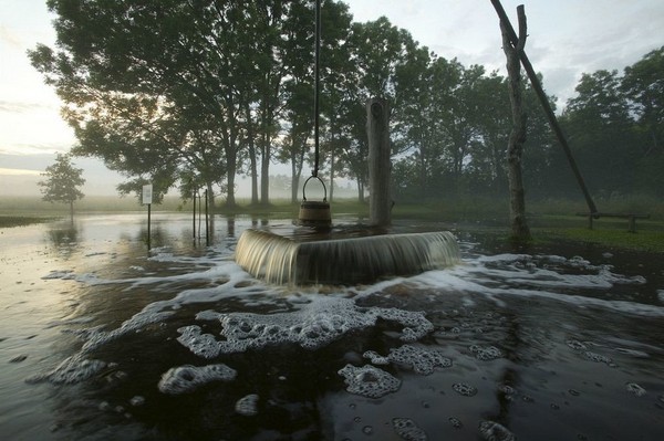 樹洞湧泉！蒙地內哥羅25年謎之奇景　百歲桑椹一遇大雨就井噴。（圖／取自visitestonia）