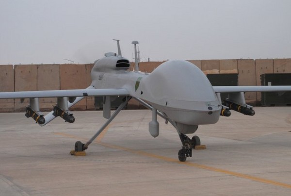 ▲▼美軍MQ-1C「灰鷹」(Gray Eagle)無人攻擊機，它是由MQ-1「掠奪者」(Predator)升級而來。（圖／翻攝自美國陸軍官網）