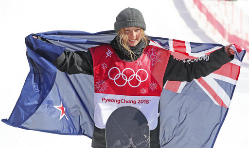 ▲紐西蘭冬奧選手Zoi Sadowski-Synnott(女)、Nico Porteous  。（圖／記者洪偵源攝）