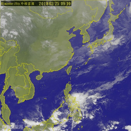 ▲▼鋒面通過降雨機率增加，外島及西半部留意局部霧。（圖／翻攝自氣象局）