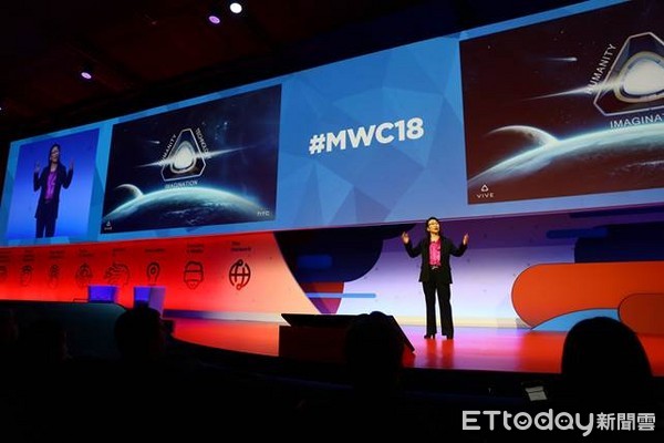 ▲▼HTC董事長王雪紅領軍參展MWC2018闡述VIVE願景。（圖／HTC提供）